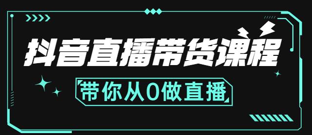 抖音直播带货课程:带你从0开始,学习主播、运营、中控分别要做什么-无忧资源网