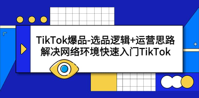 TikTok爆品-选品逻辑+运营思路：解决网络环境快速入门TikTok-无忧资源网