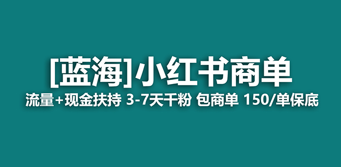 【蓝海项目】小红书商单项目，7天就能接广告变现，稳定一天500+保姆级玩法-无忧资源网