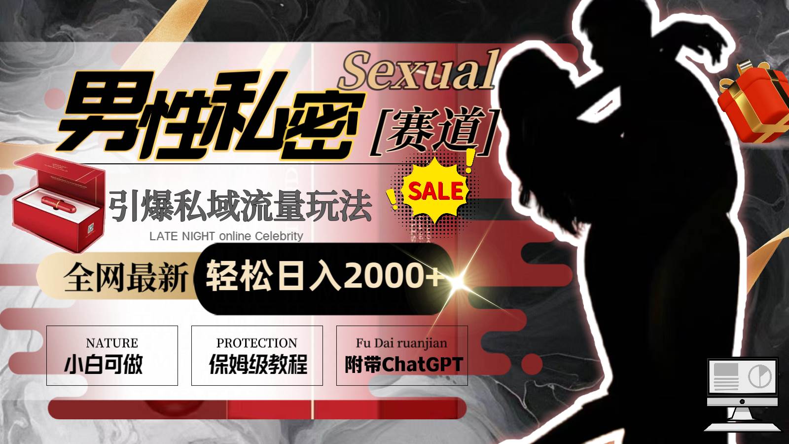 全网最新男性私密赛道玩法，引爆私域流量，轻松日入2000+-无忧资源网