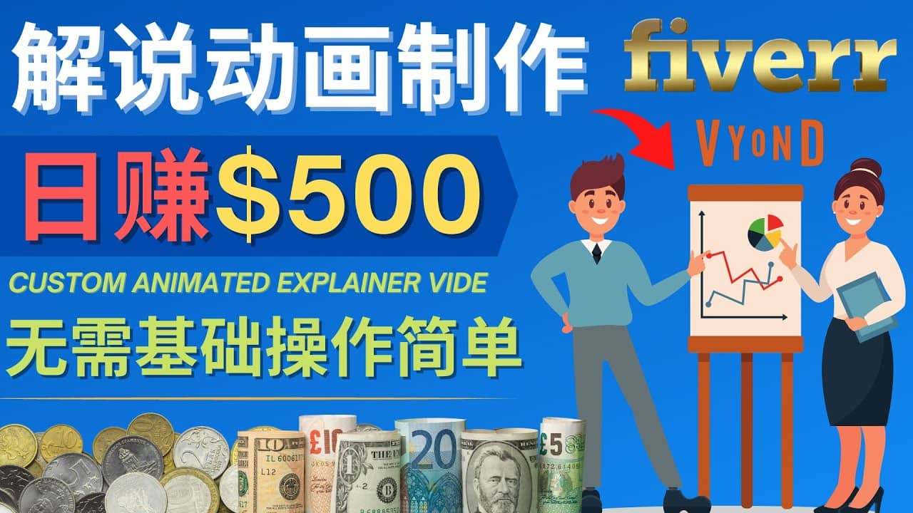 制作解说类动画视频(Animated Explainer)日赚500美元以上 - 0基础可操作-无忧资源网