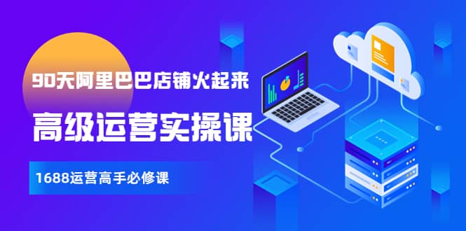 【90天阿里巴巴店铺火起来】高级运营实操课，1688运营高手必修课-无忧资源网