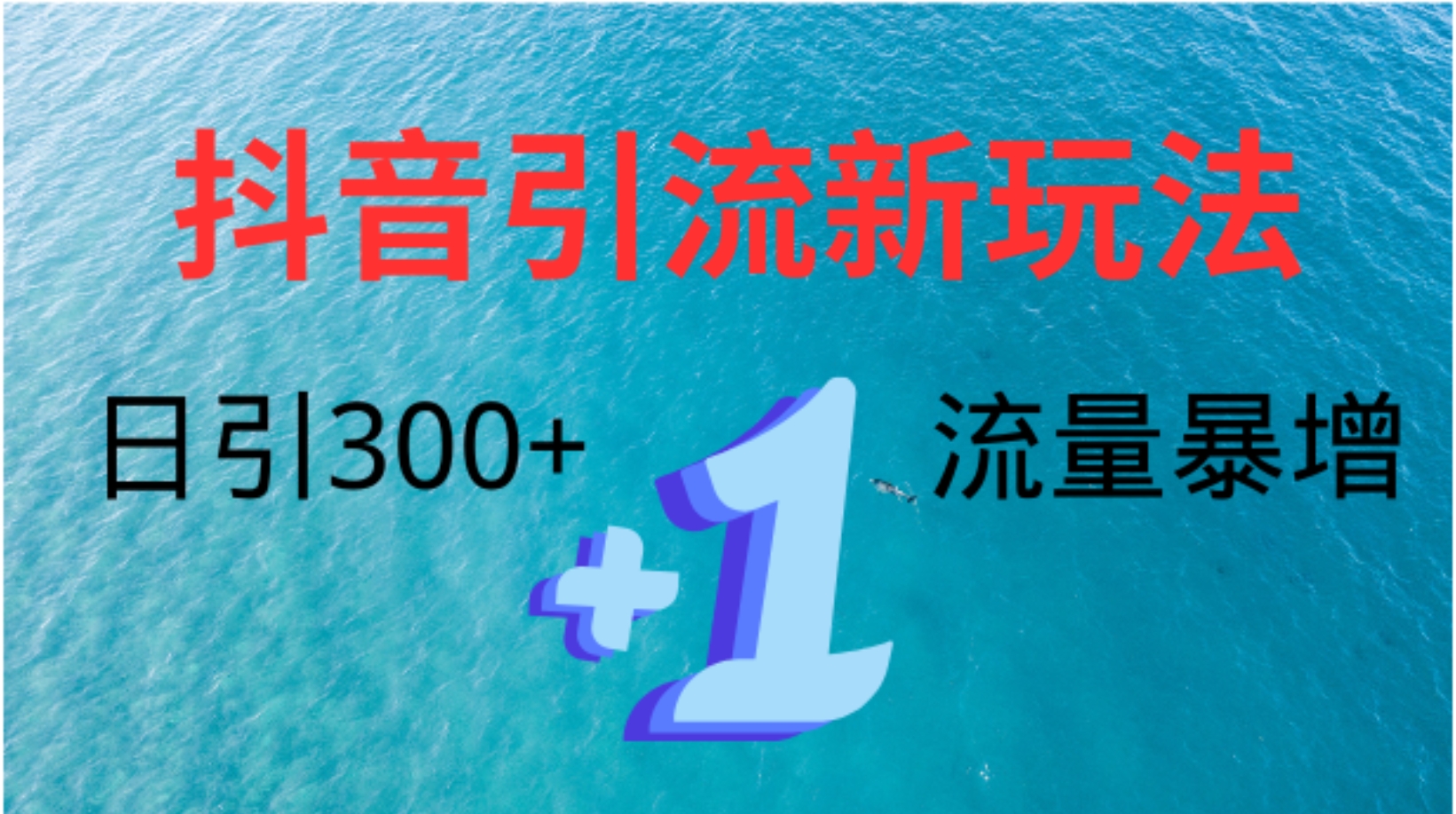 创业粉高效引流，抖音工具号玩法4.0，日引300+-无忧资源网