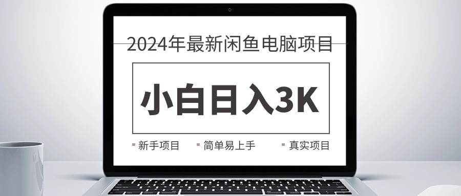 2024最新闲鱼卖电脑项目,新手小白日入3K+,最真实的项目教学-无忧资源网