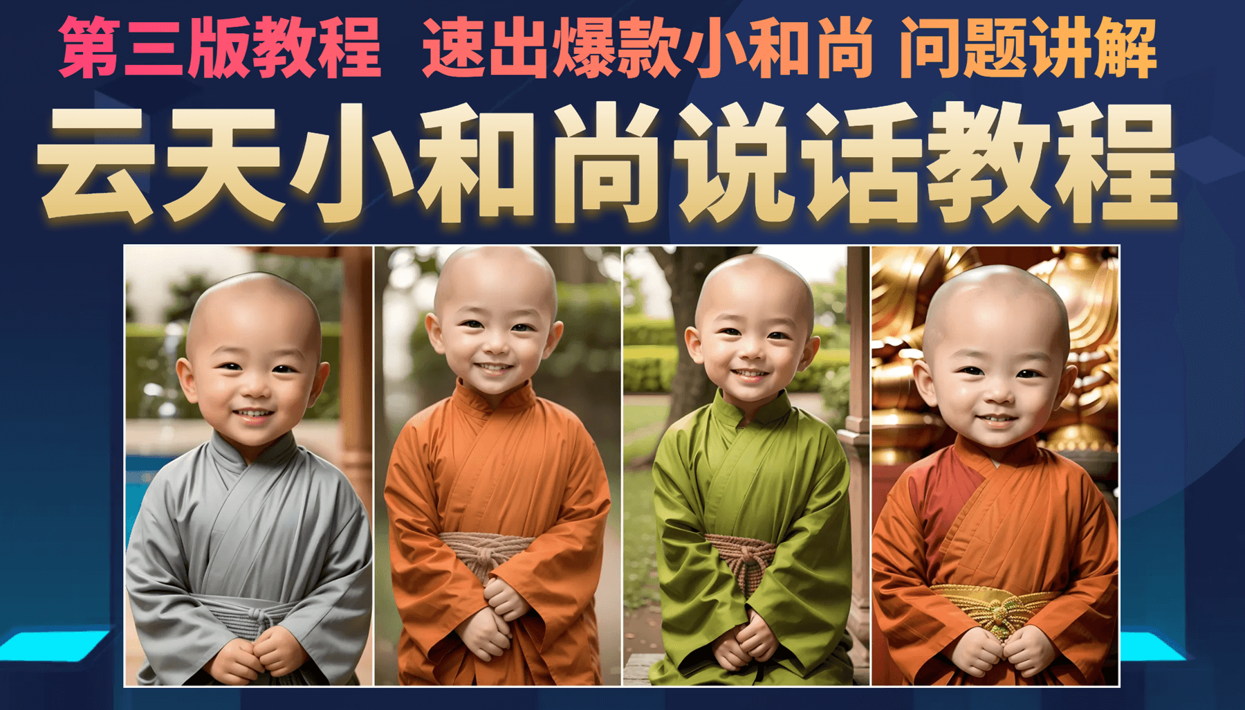 云天小和尚会说话,7天万粉(第3版教程)-无忧资源网