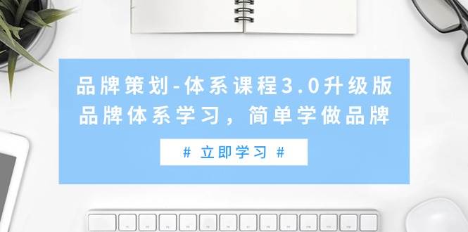 品牌策划-体系课程3.0升级版，品牌体系学习，简单学做品牌（高清无水印）-无忧资源网