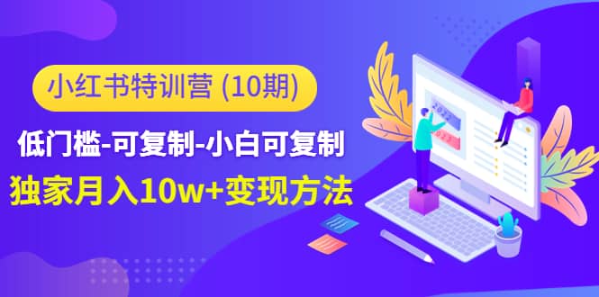 小红书特训营(第10期)低门槛-可复制-小白可复制-无忧资源网