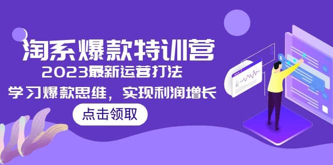 2023淘系爆款特训营,2023最新运营打法,学习爆款思维,实现利润增长-无忧资源网
