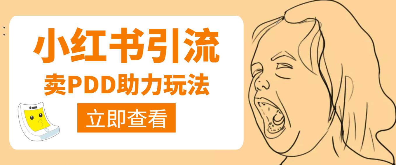 利用小红书卖拼多多助力-无忧资源网