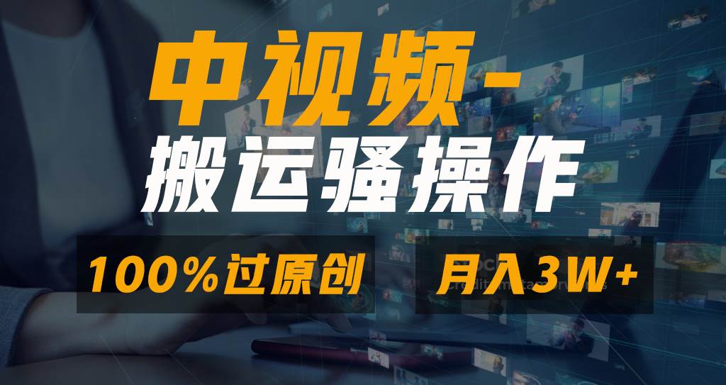 无脑双重去重原创视频，100%中视频+视频号分成计划，一键多平台发布小白也能月入3W-无忧资源网