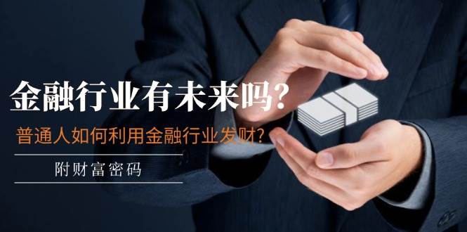 某付费文章：金融行业有未来吗？普通人如何利用金融行业发财?(附财富密码)-无忧资源网